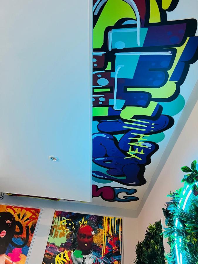 Capsule Street Art - Sauna- Jacuzzi - Playstation 5 - Billard - Netflix - Home Cinema - Terrasse 杜埃 外观 照片