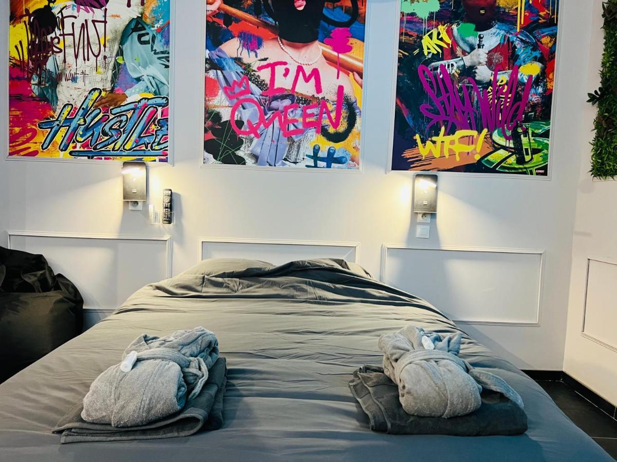 Capsule Street Art - Sauna- Jacuzzi - Playstation 5 - Billard - Netflix - Home Cinema - Terrasse 杜埃 外观 照片