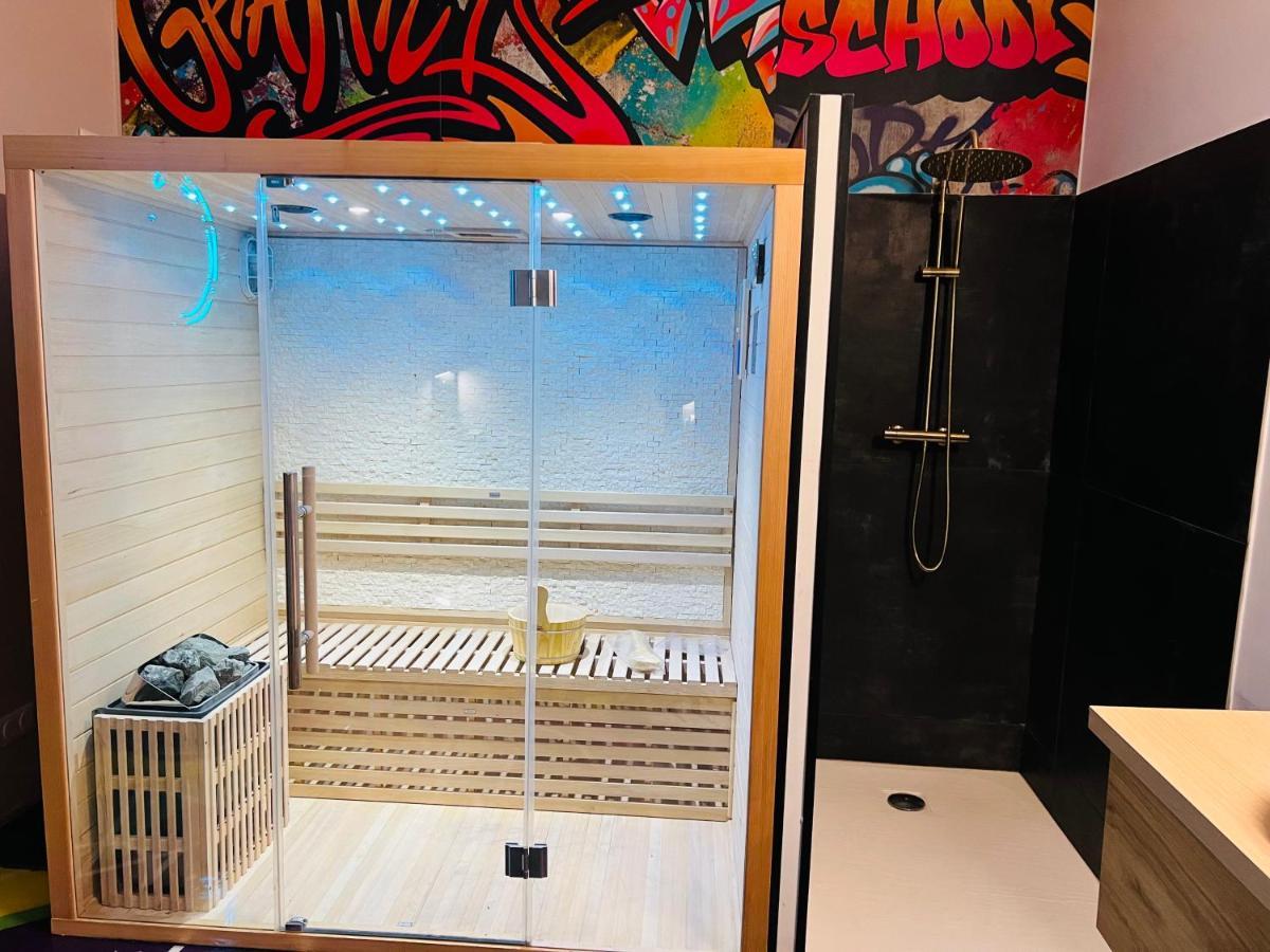 Capsule Street Art - Sauna- Jacuzzi - Playstation 5 - Billard - Netflix - Home Cinema - Terrasse 杜埃 外观 照片