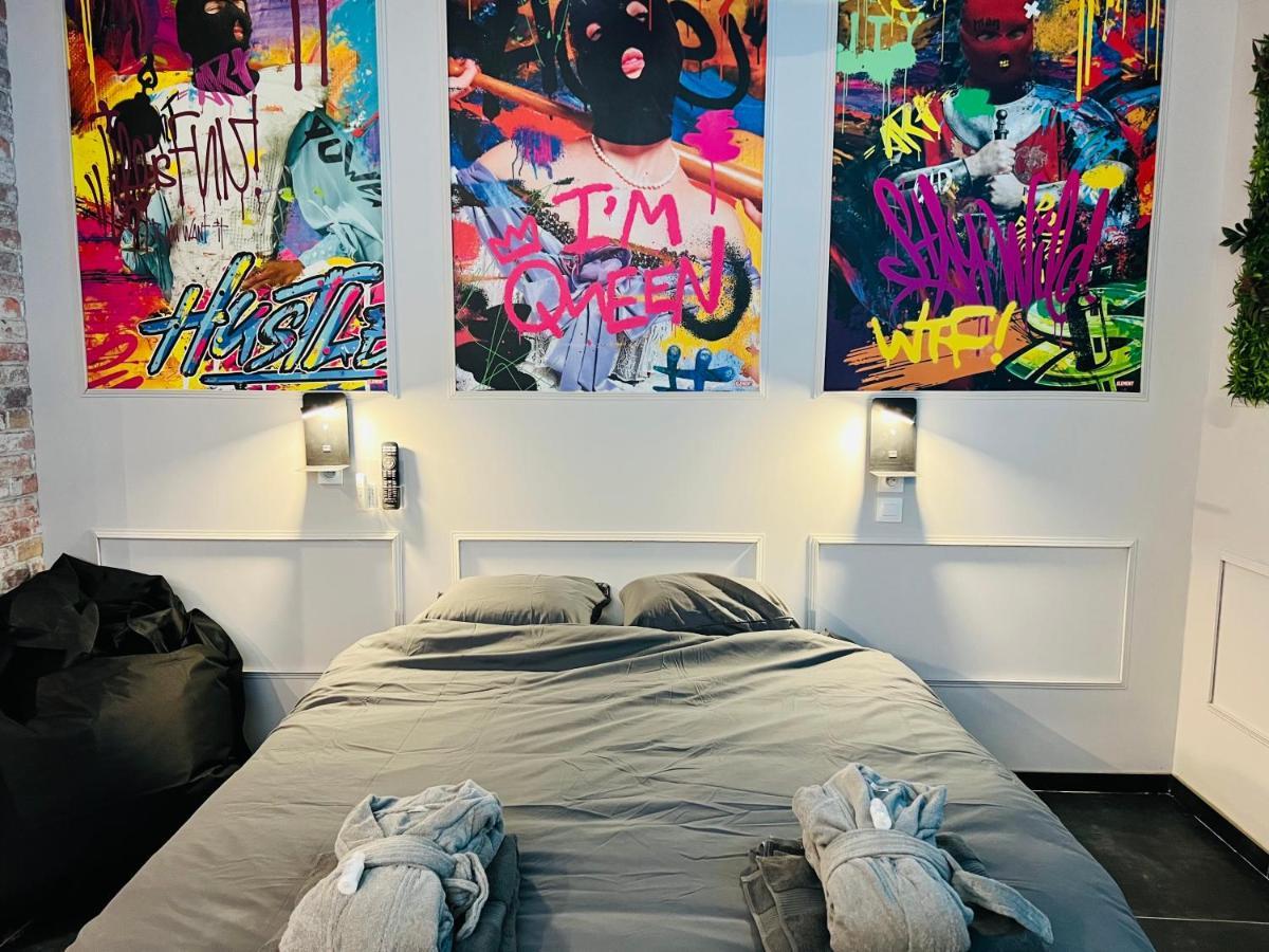 Capsule Street Art - Sauna- Jacuzzi - Playstation 5 - Billard - Netflix - Home Cinema - Terrasse 杜埃 外观 照片