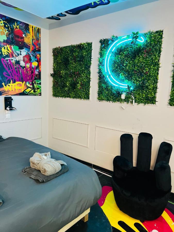 Capsule Street Art - Sauna- Jacuzzi - Playstation 5 - Billard - Netflix - Home Cinema - Terrasse 杜埃 外观 照片