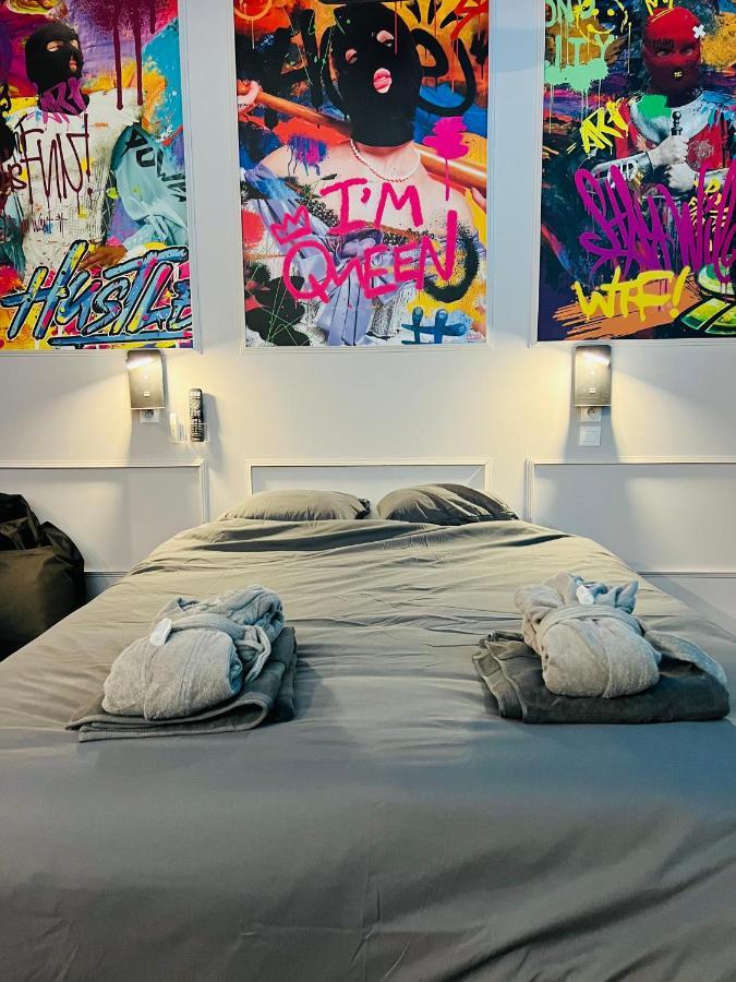 Capsule Street Art - Sauna- Jacuzzi - Playstation 5 - Billard - Netflix - Home Cinema - Terrasse 杜埃 外观 照片